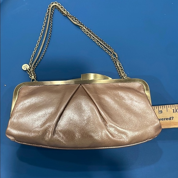 Hobo HALEY NWT Beautiful clutch   rose gold tone measurement are in photos. - Picture 1 of 7